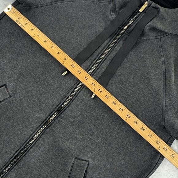 Lululemon Principal Dancer Hoodie Women’s 10 Heathered Black W3BNZS French Terry - Picture 9 of 11